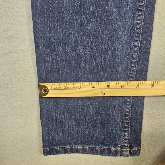 Carhartt Jeans Mens 36x32 Blue Straight Fit Workwear Denim Classic - Picture 2 of 11